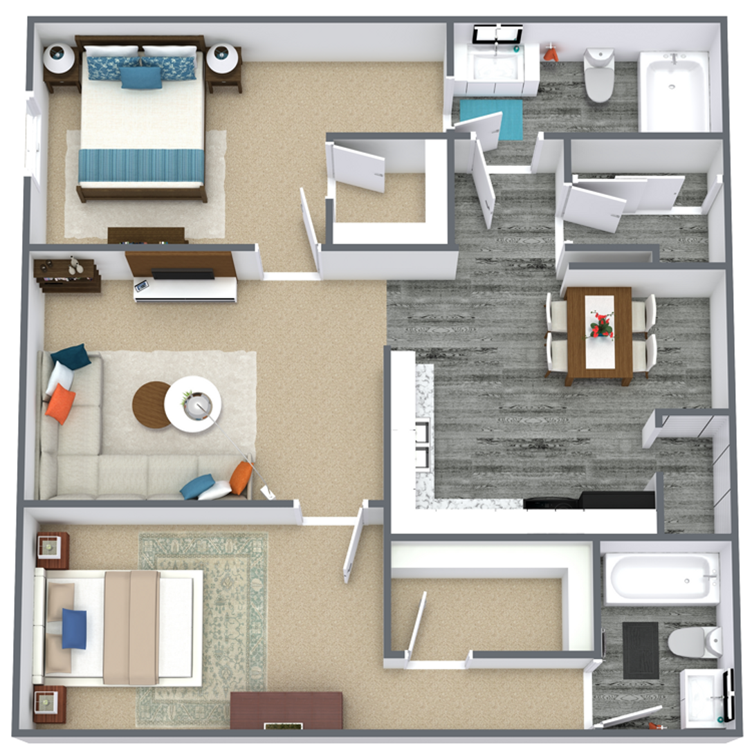 West Des Moines Apartment: 1205-1265 11th Street