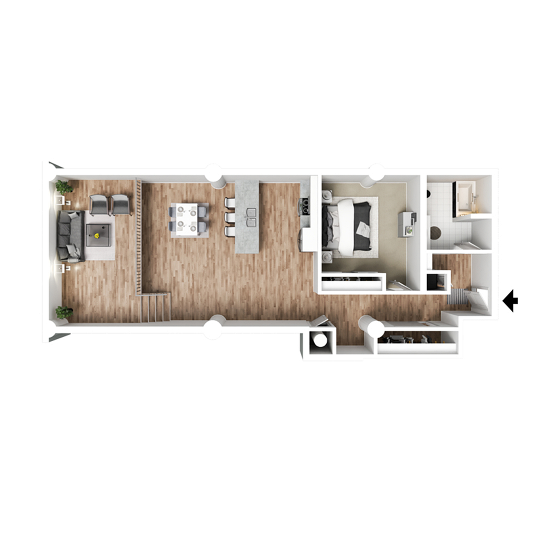 Davenport Apartment: 500 Iowa Street