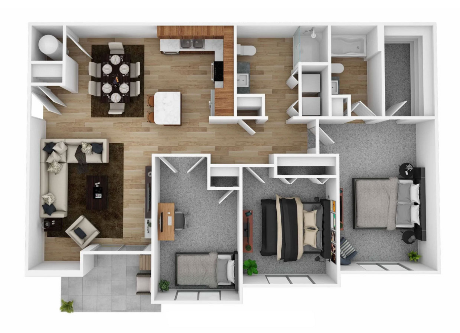 Johnston Apartment: 10432 Dorset Drive, Unit 16