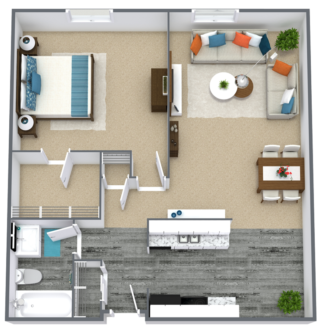 West Des Moines Apartment: 1205-1265 11th Street