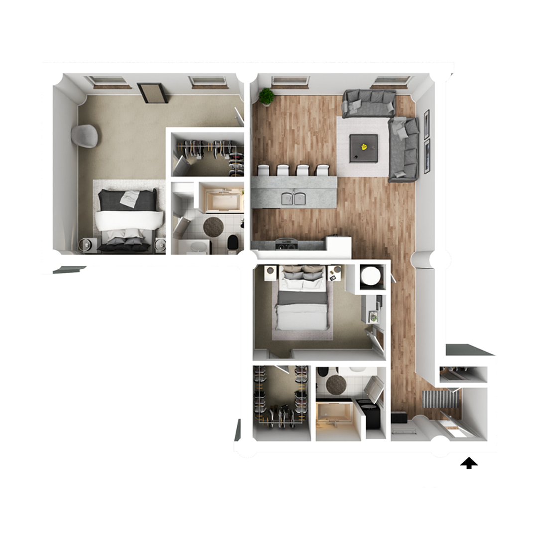 Davenport Apartment: 500 Iowa Street