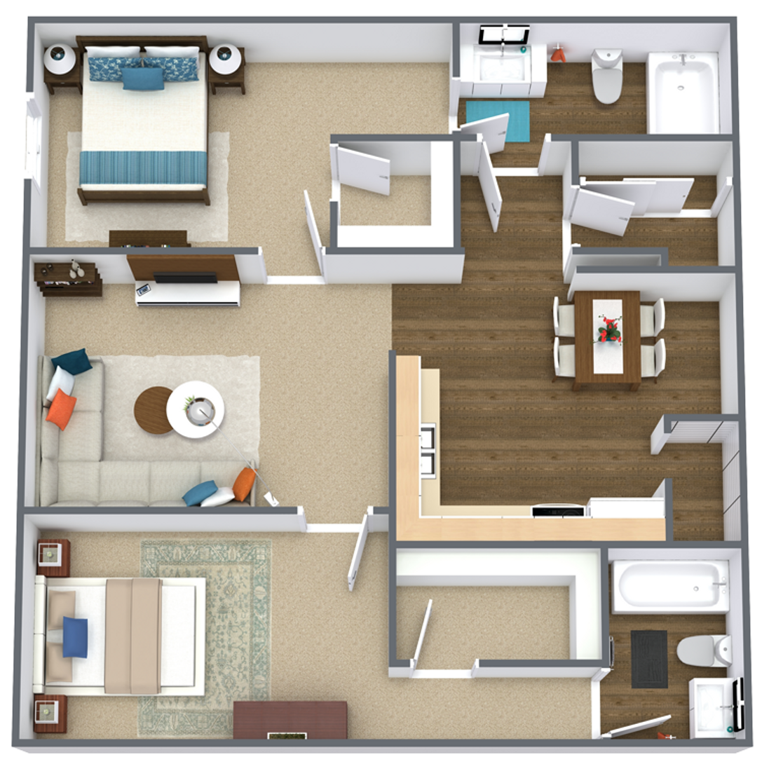 West Des Moines Apartment: 1205-1265 11th Street