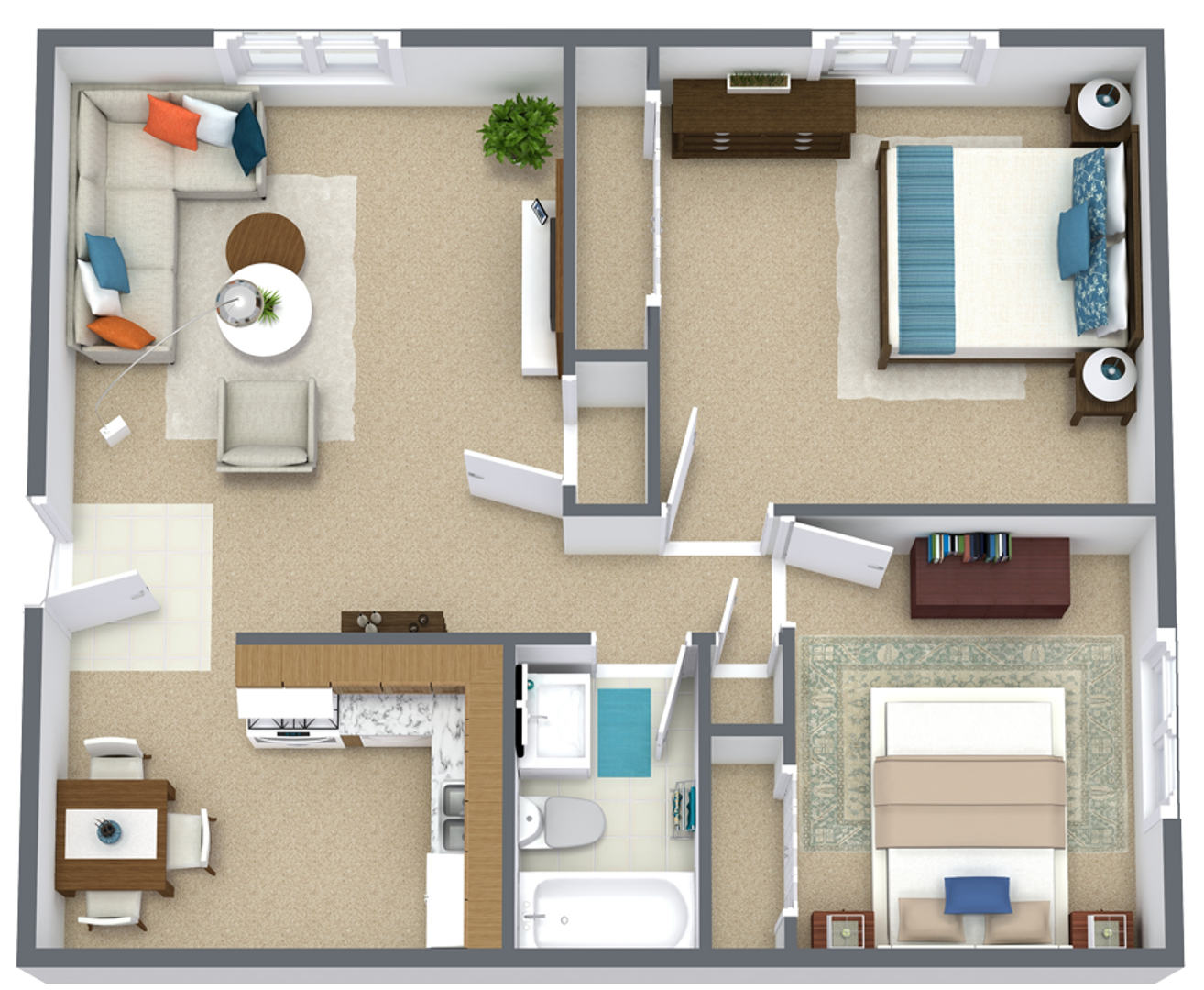 Urbandale Apartment: 3705 Elm Drive