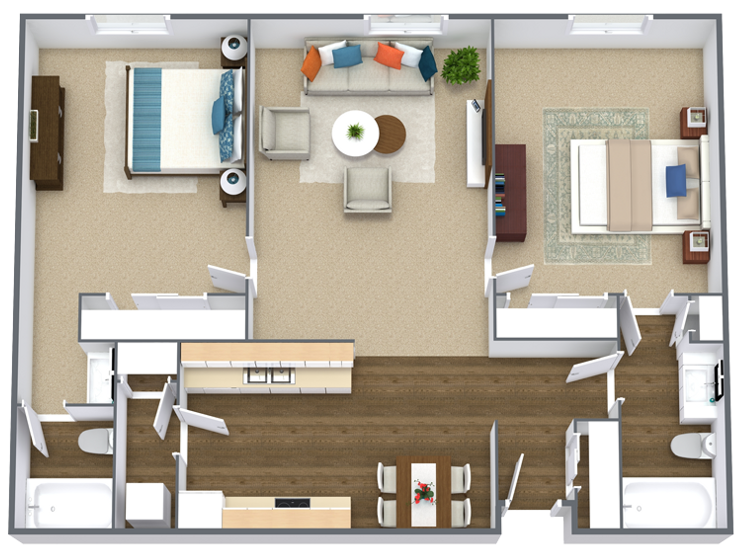 West Des Moines Apartment: 1205-1265 11th Street