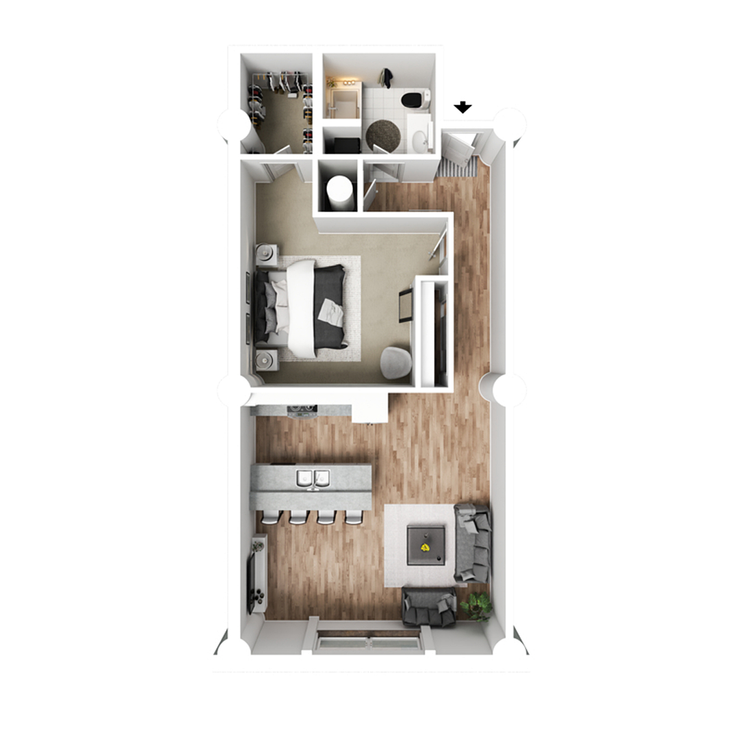 Davenport Apartment: 500 Iowa Street