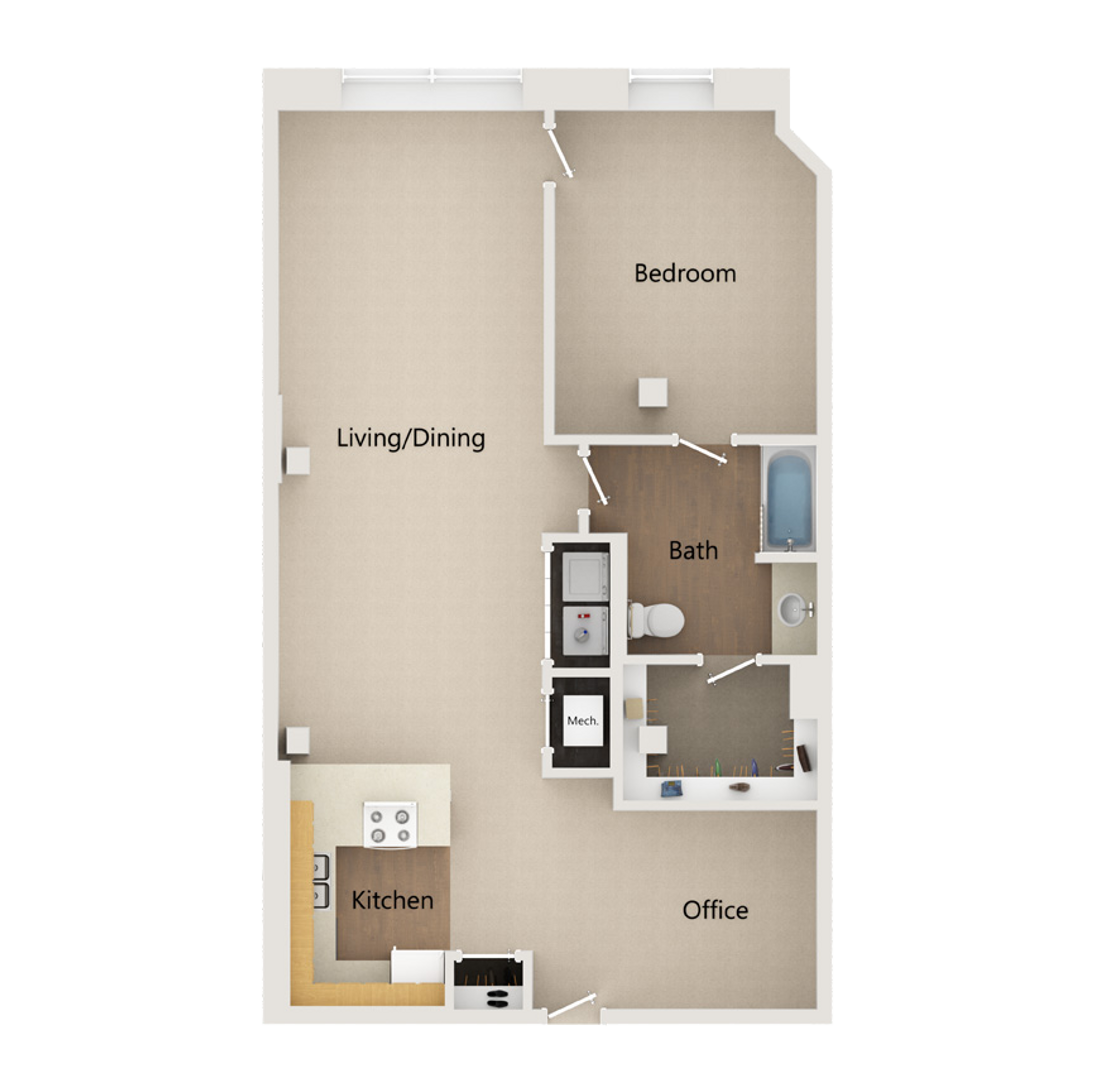 Kansas City Apartment: 1601 Walnut Street