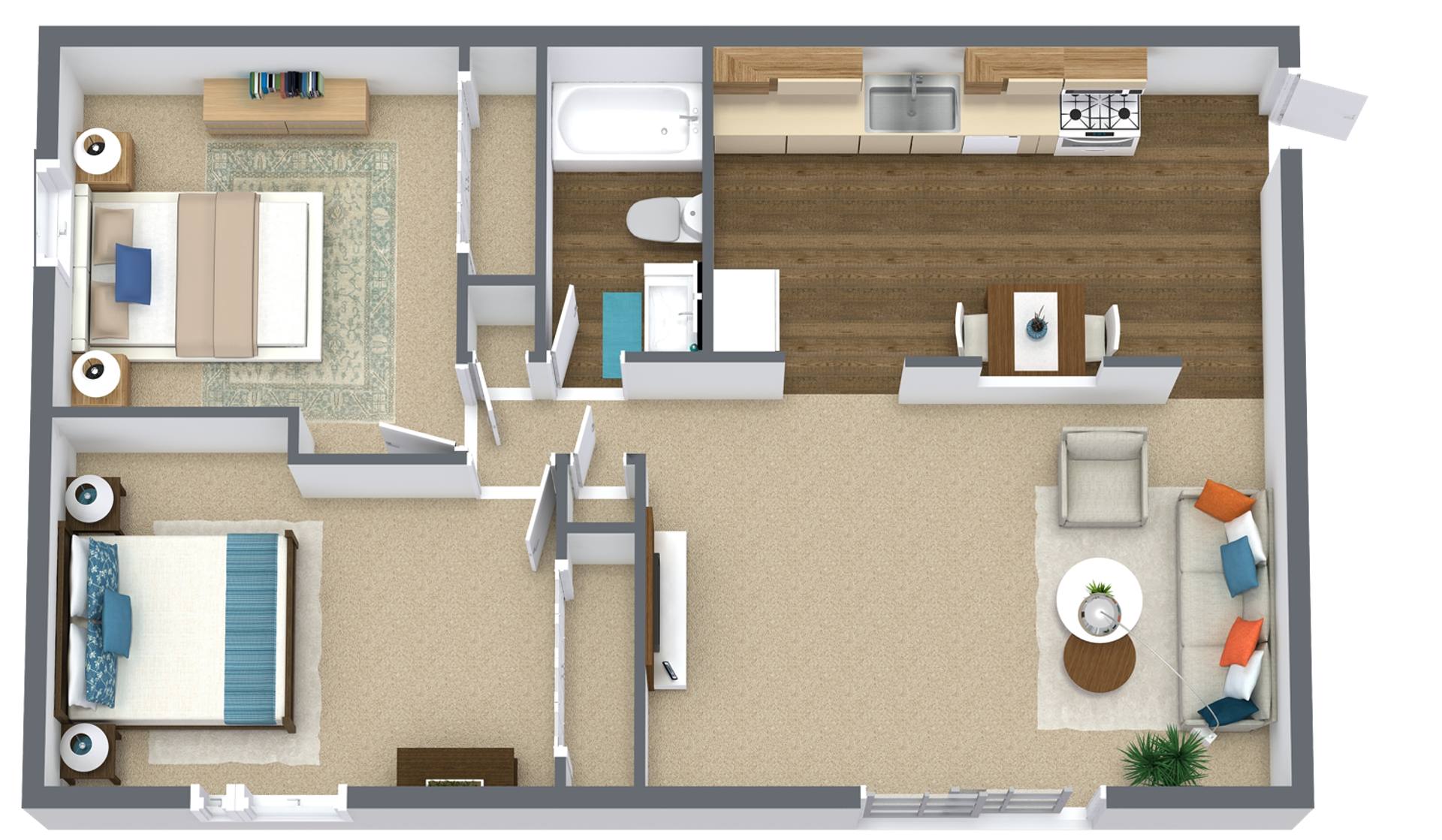 West Des Moines Apartment: 2120 Grand Ave