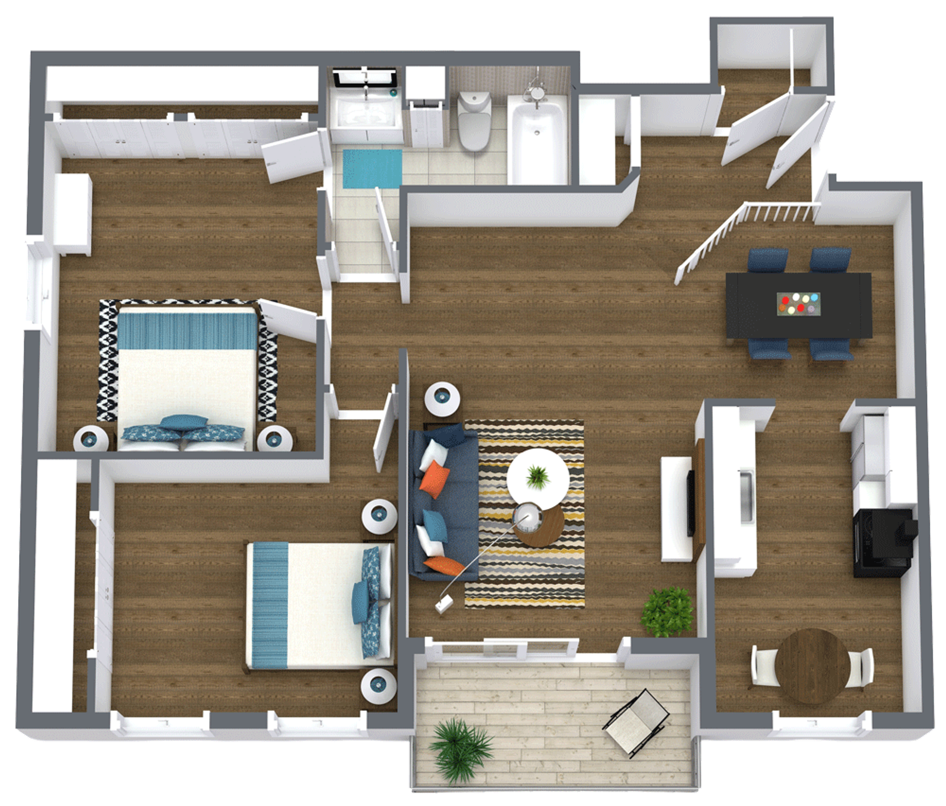 Palatine Apartment: 1950 N Cambridge Ct