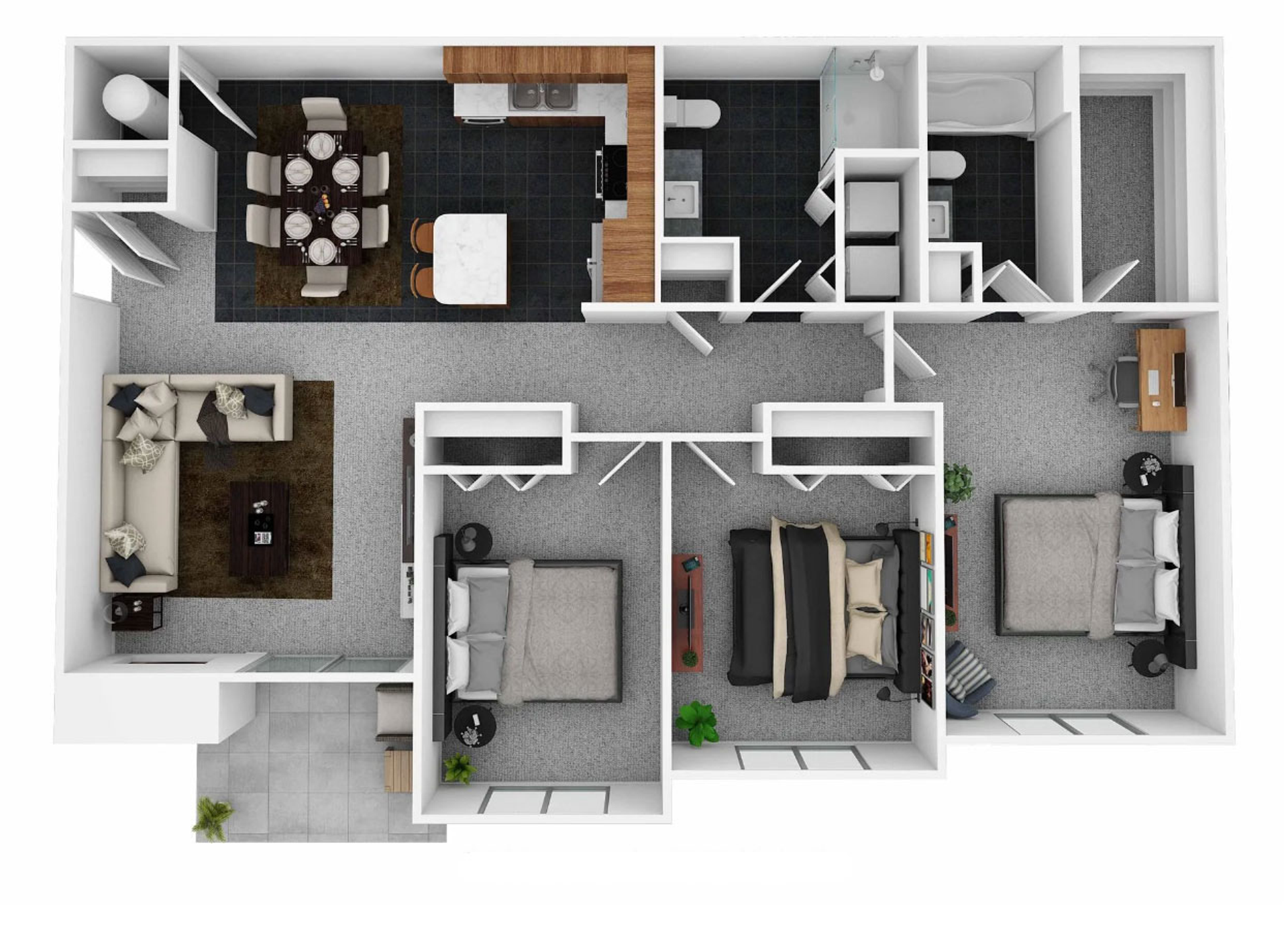 Johnston Apartment: 10509 Dorset Dr.
