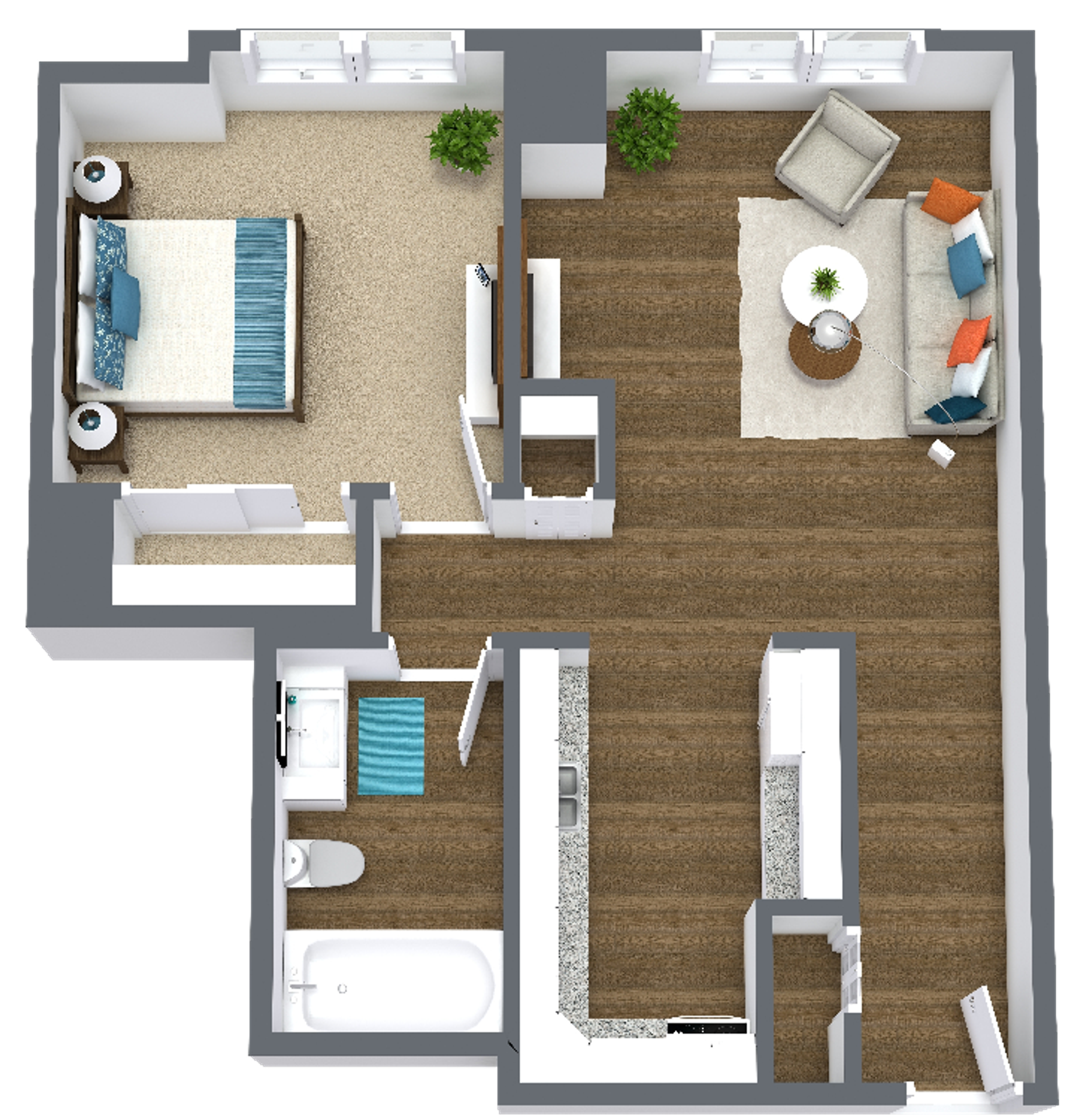 Des Moines Apartment: 615 Park Street