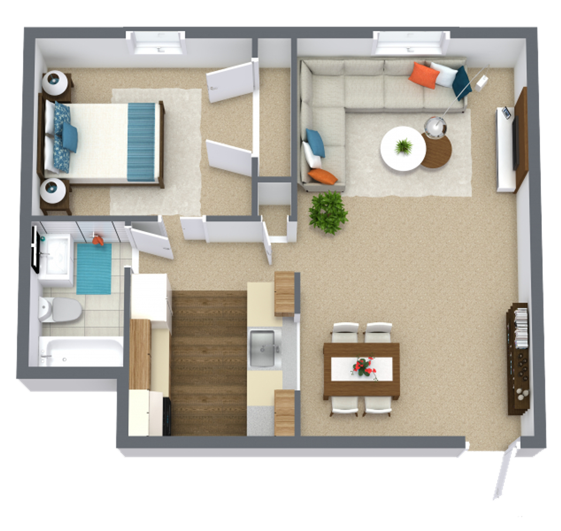 West Des Moines Apartment: 2120 Grand Ave