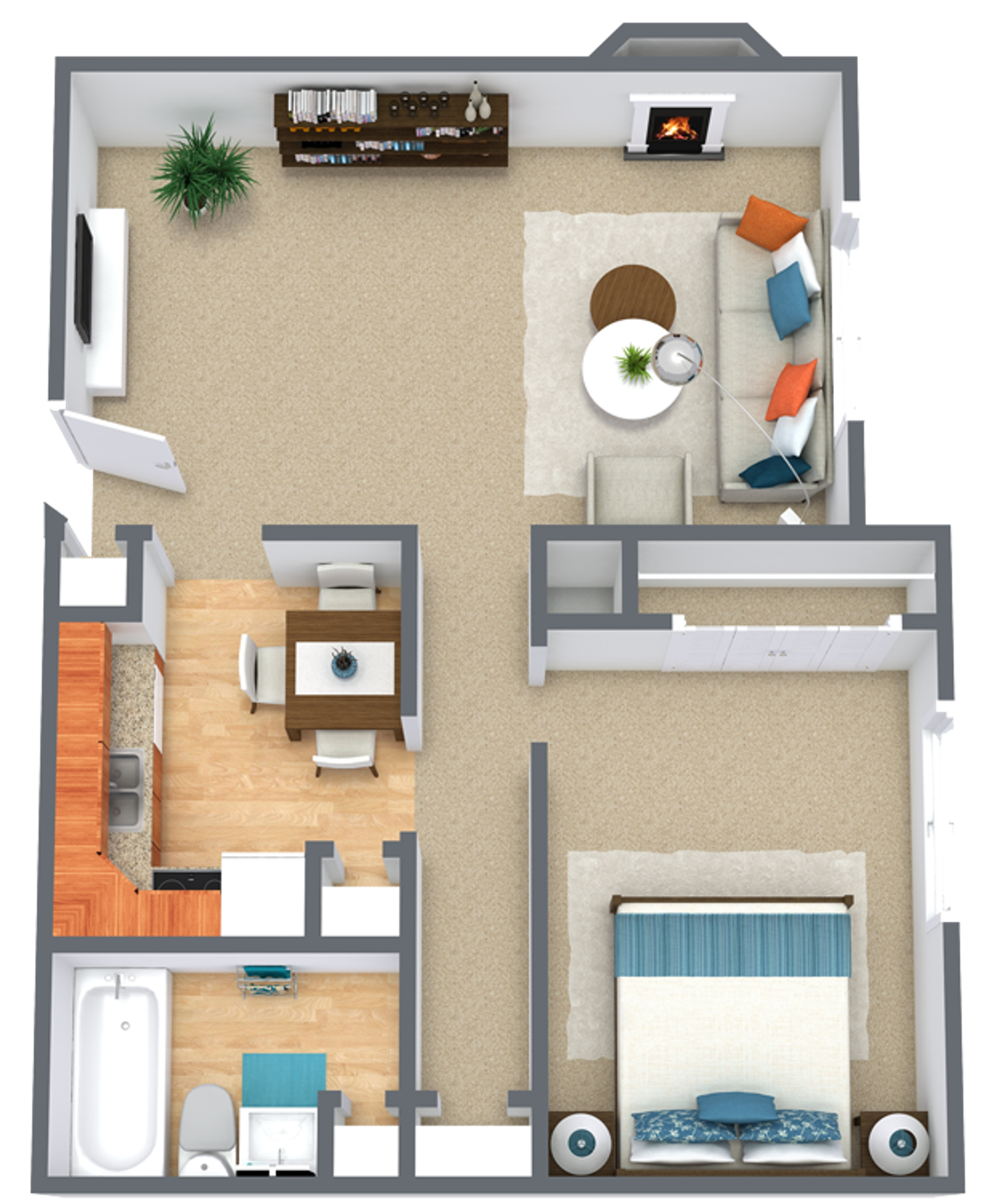 Ralston Apartment: 8214 Wilson Drive