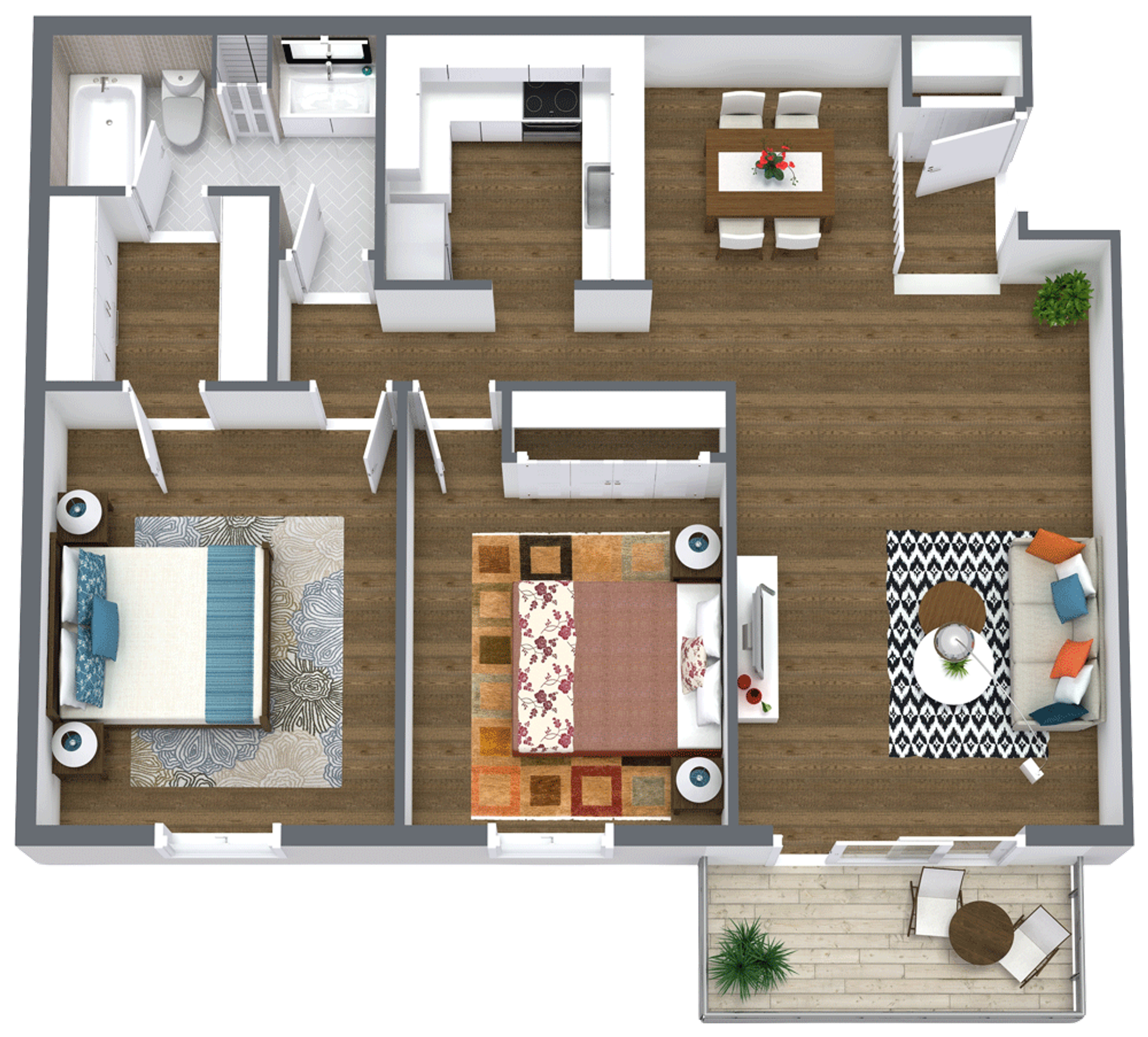 Palatine Apartment: 1950 N Cambridge Ct