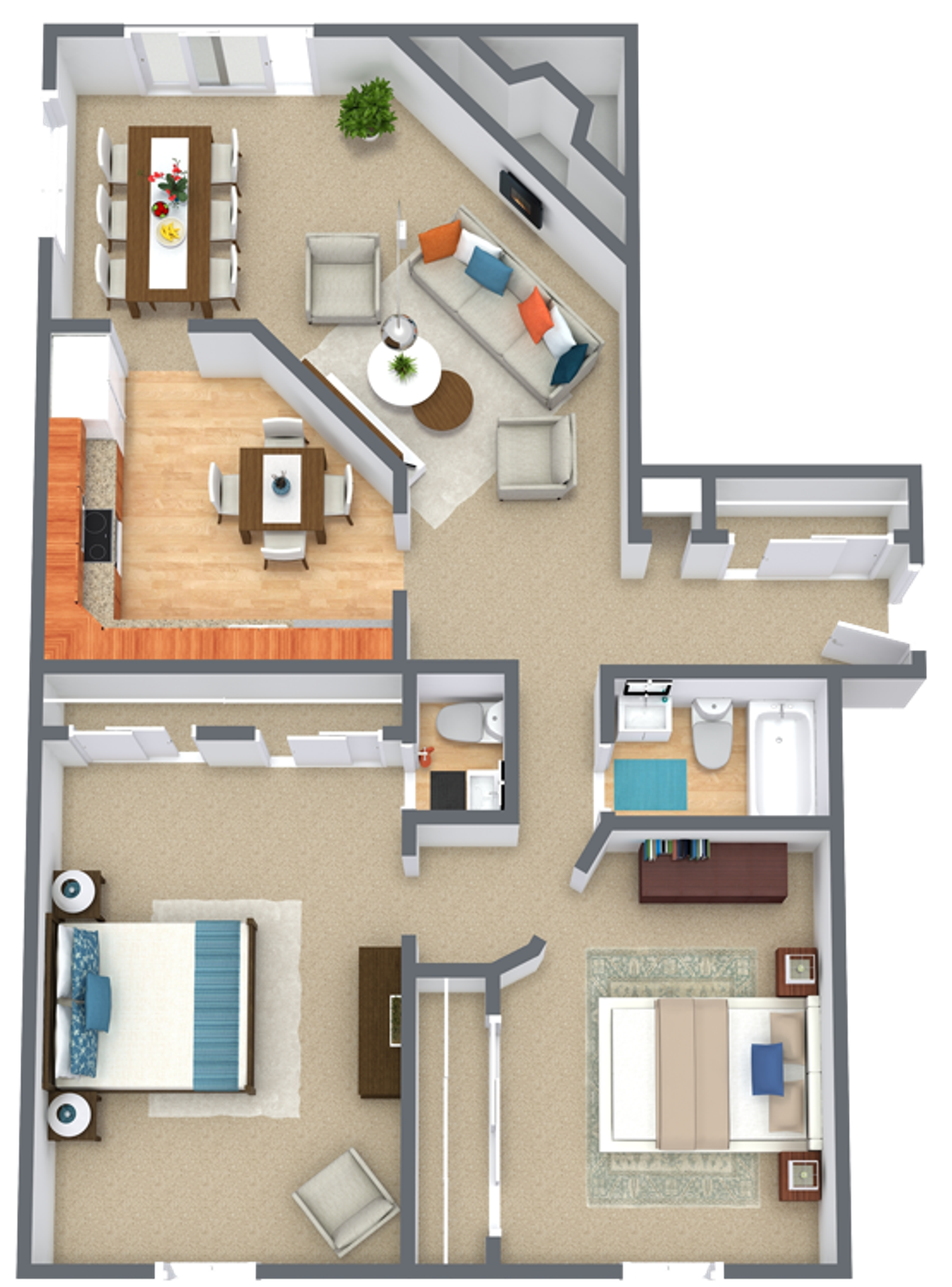 Ralston Apartment: 8214 Wilson Drive