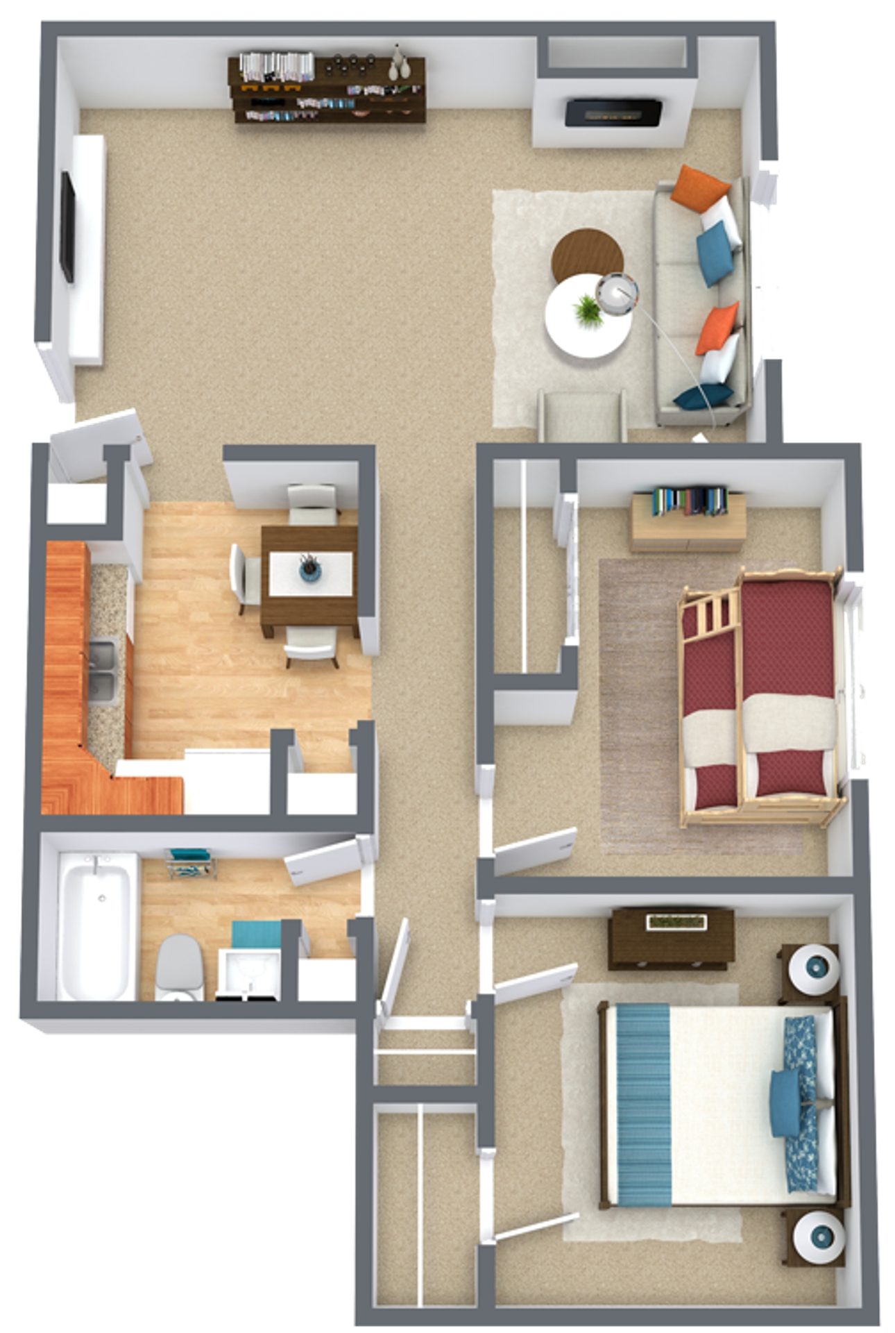 Ralston Apartment: 8214 Wilson Drive