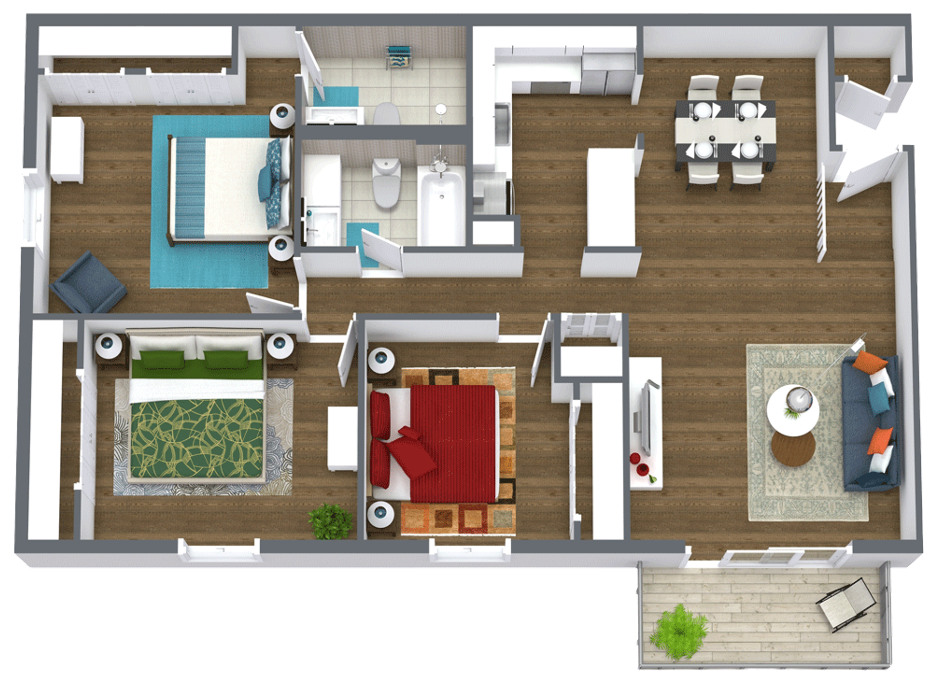 Palatine Apartment: 1950 N Cambridge Ct