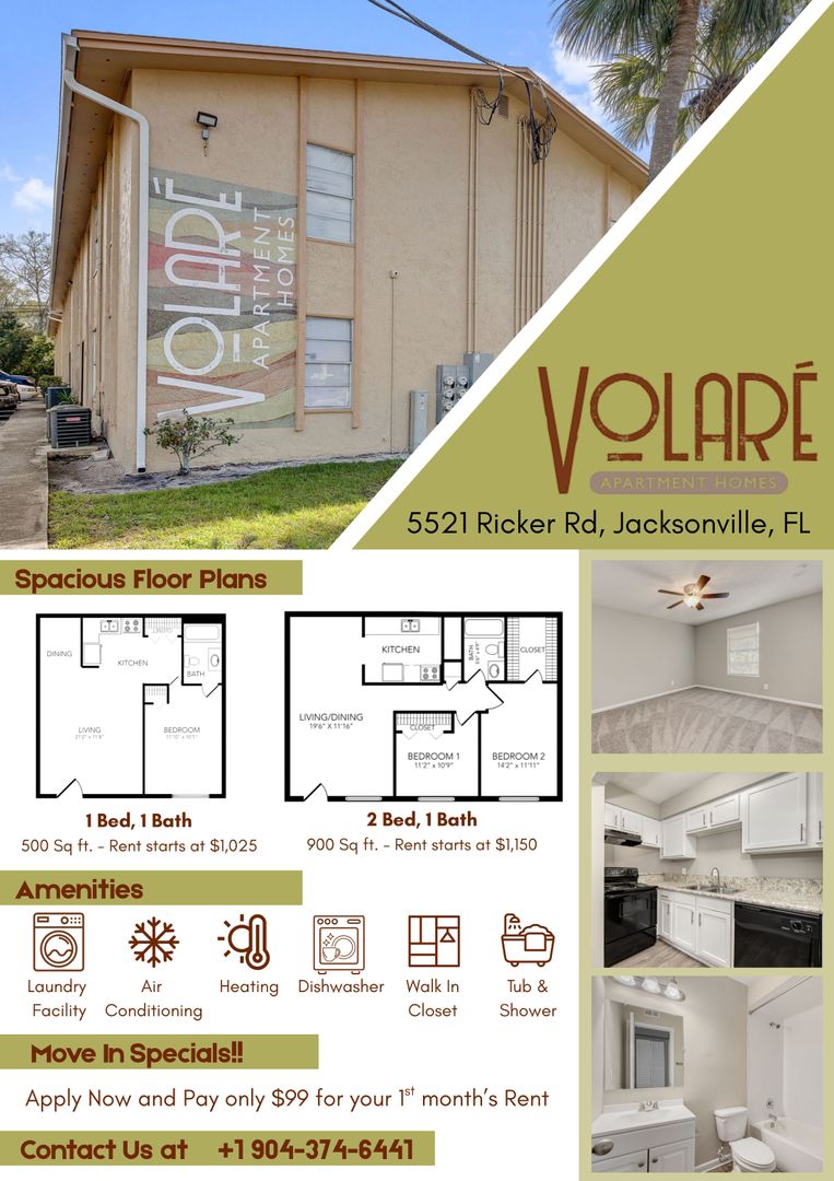 Jacksonville Apartment: 5521 Ricker Rd