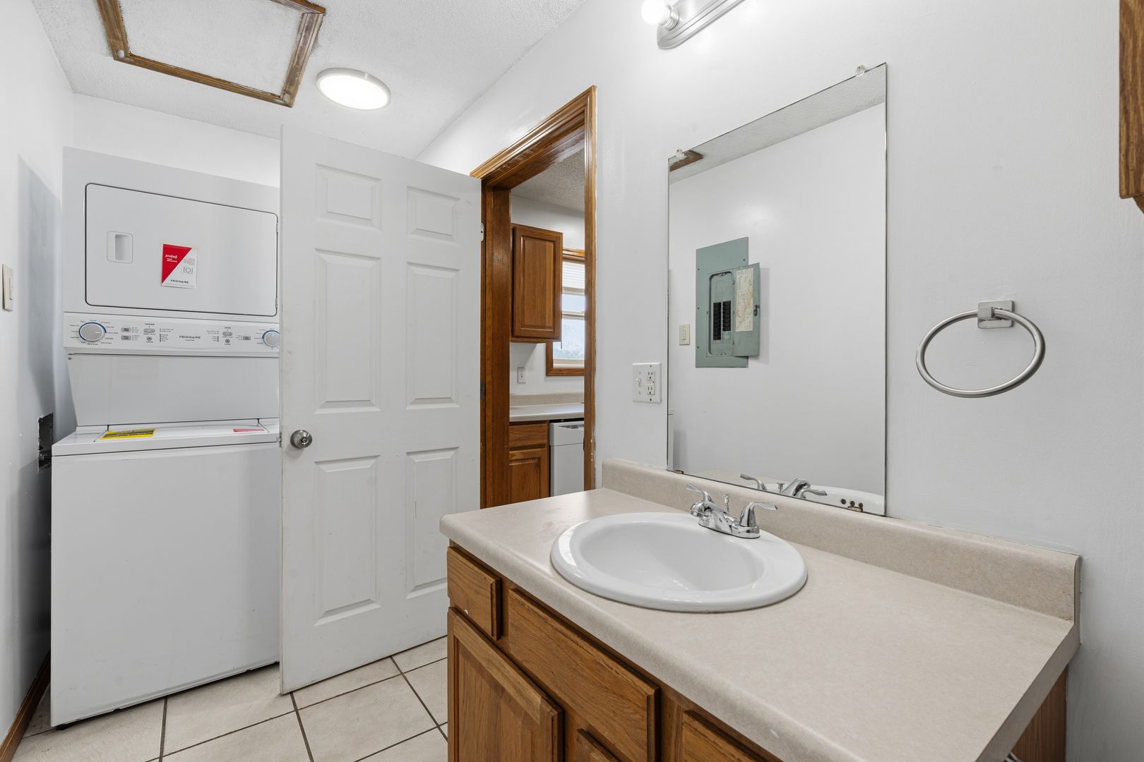 Laundry room at Mid-Town Apartments