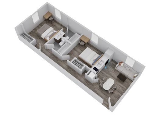 Orion 1015 W 21st St Floor Plan Unit 203 (1017) – photo 1