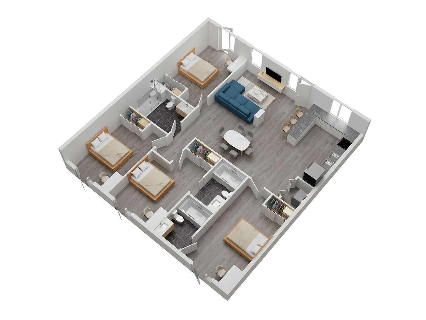 Los Angeles Apartment: 1192 W 35th St