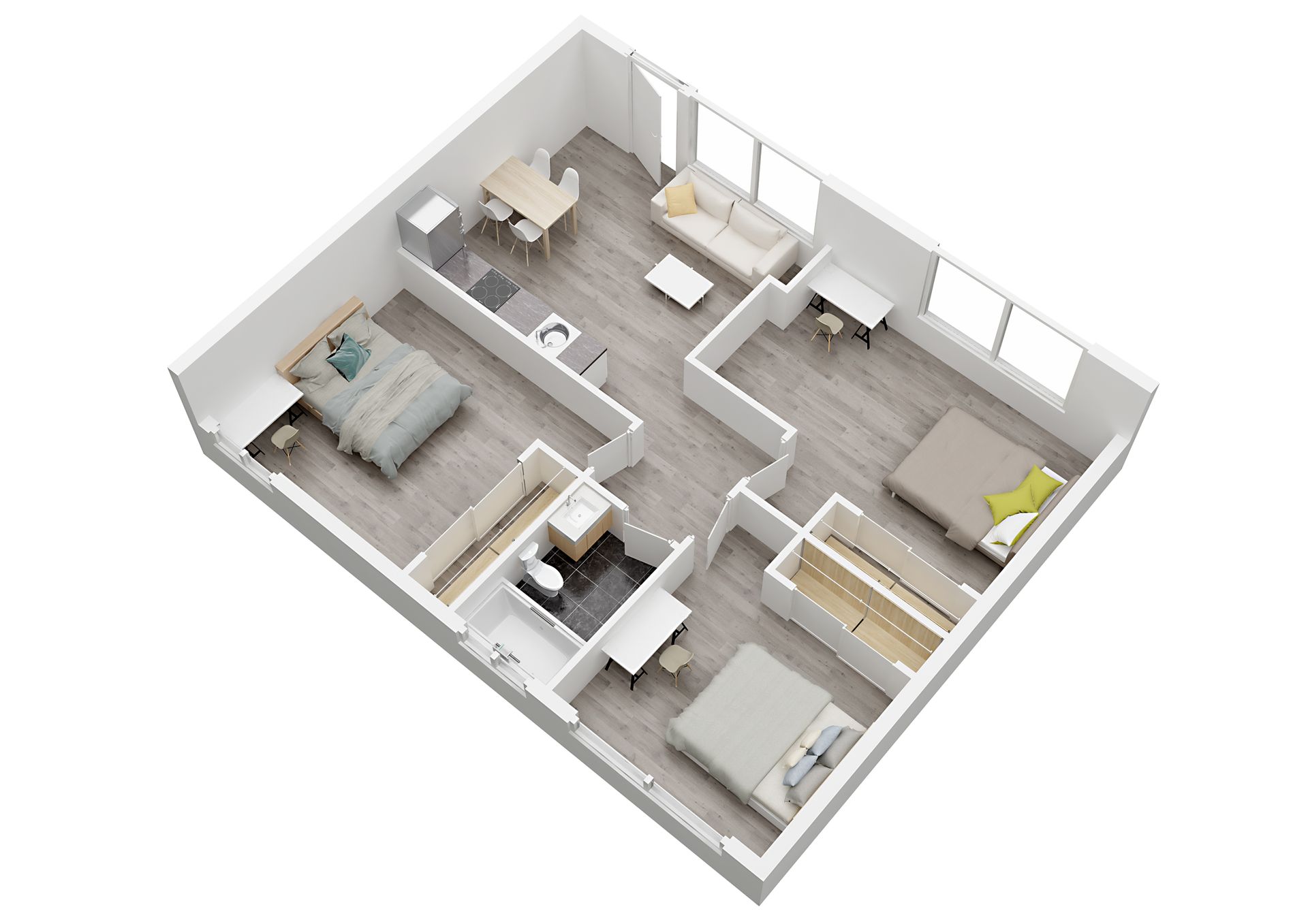 Los Angeles Apartment: 1277 W 23rd St