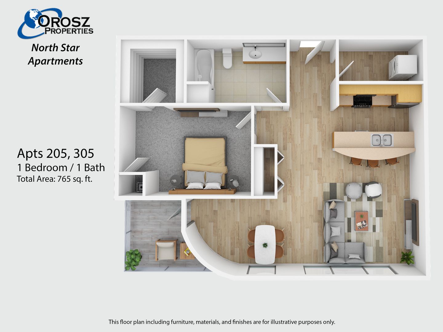 Madison Apartment: 769 North Star Drive