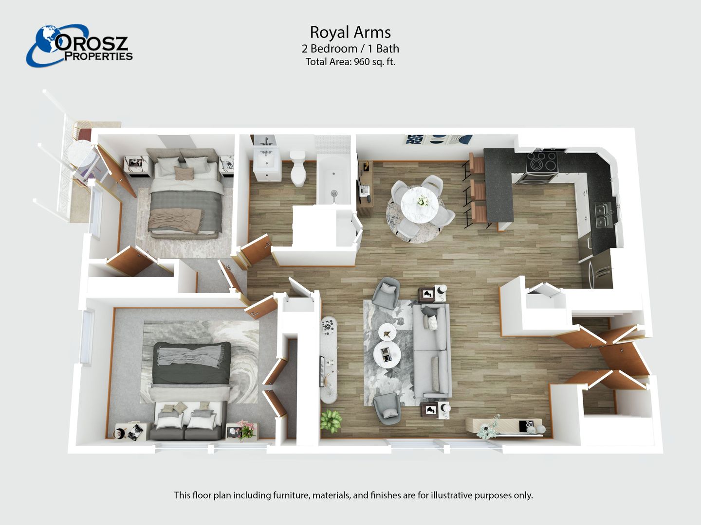 Madison Apartment: 420 N Segoe Rd