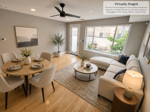 Modern Garden-Level Home with Gated Patio, Bosch Appliances & In-Unit Laundry – photo 1