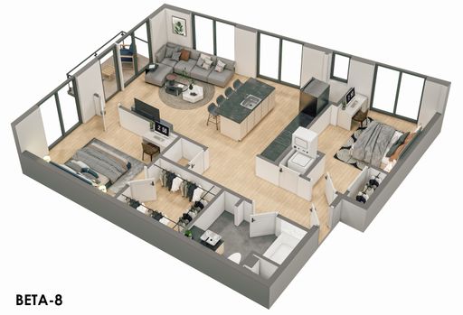 Spacious Two Bedroom – photo 1