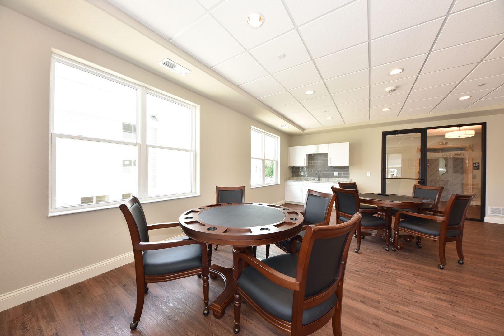 Game room at Fox Run Development