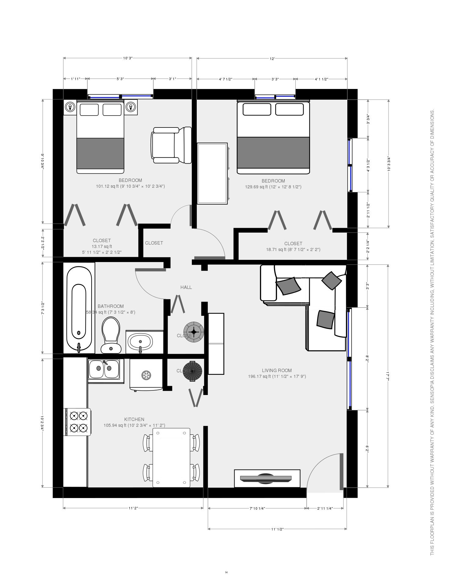 Grafton Apartment: 1113-1233 Woodridge Drive,