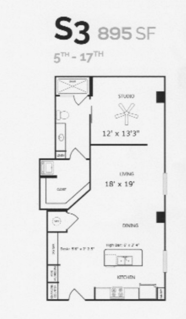 Dallas Apartment: 1900 Pacific Ave