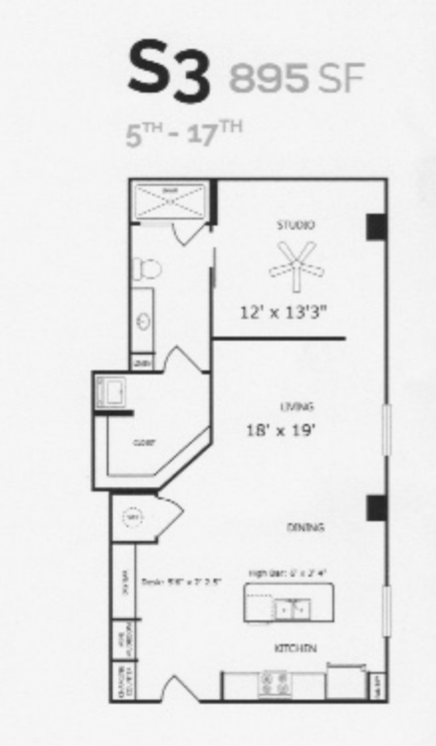 Dallas Apartment: 1900 Pacific Ave