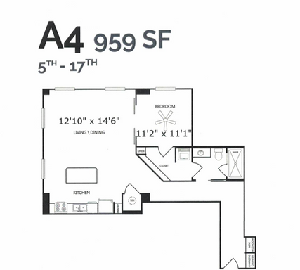 1 Bedroom /Panoramic views with wraparound windows! – photo 1