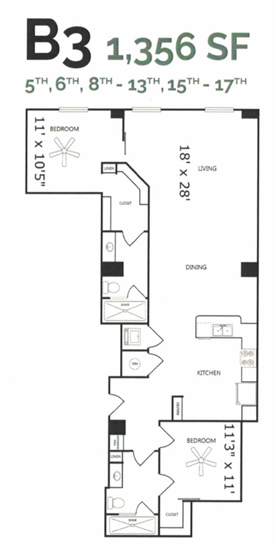 Dallas Apartment: 1900 Pacific Ave
