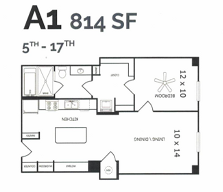 Affordable 1 Bedroom / TIF Program – photo 1