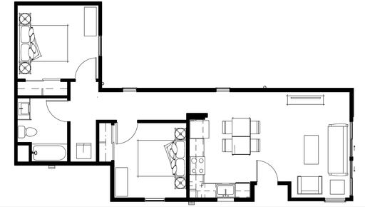 2 Bed 1 Bath Accessible with Private Garage – photo 1