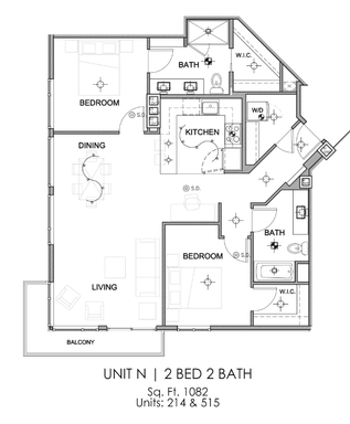 Get 2 Months Free – Sign a 16-18 Month Lease Today! Gorgeous Corner Unit: 2-Bed, 2‑Bath Apartment Featuring Spacious Wrap‑Around Balcony- Tour now! – photo 1