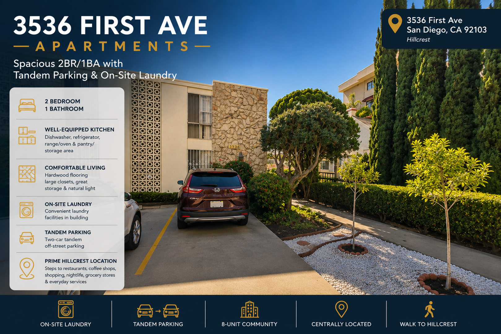 San Diego Apartment: 3536 First Ave.
