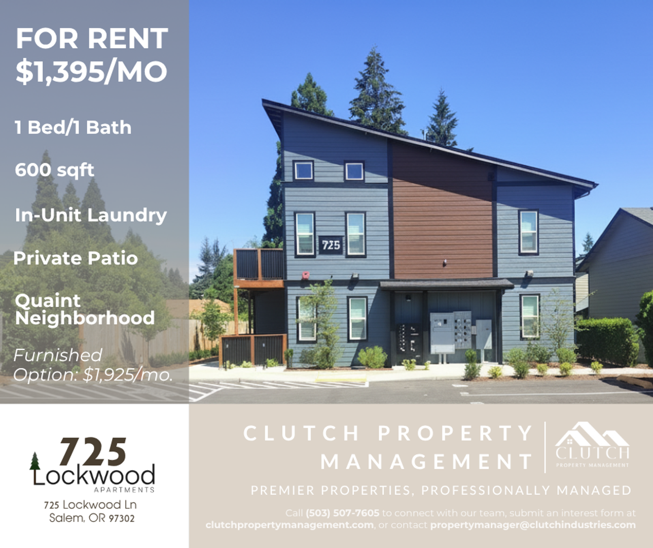 Salem Apartment: 701-725 Lockwood Ln. S - 725 Unit 103