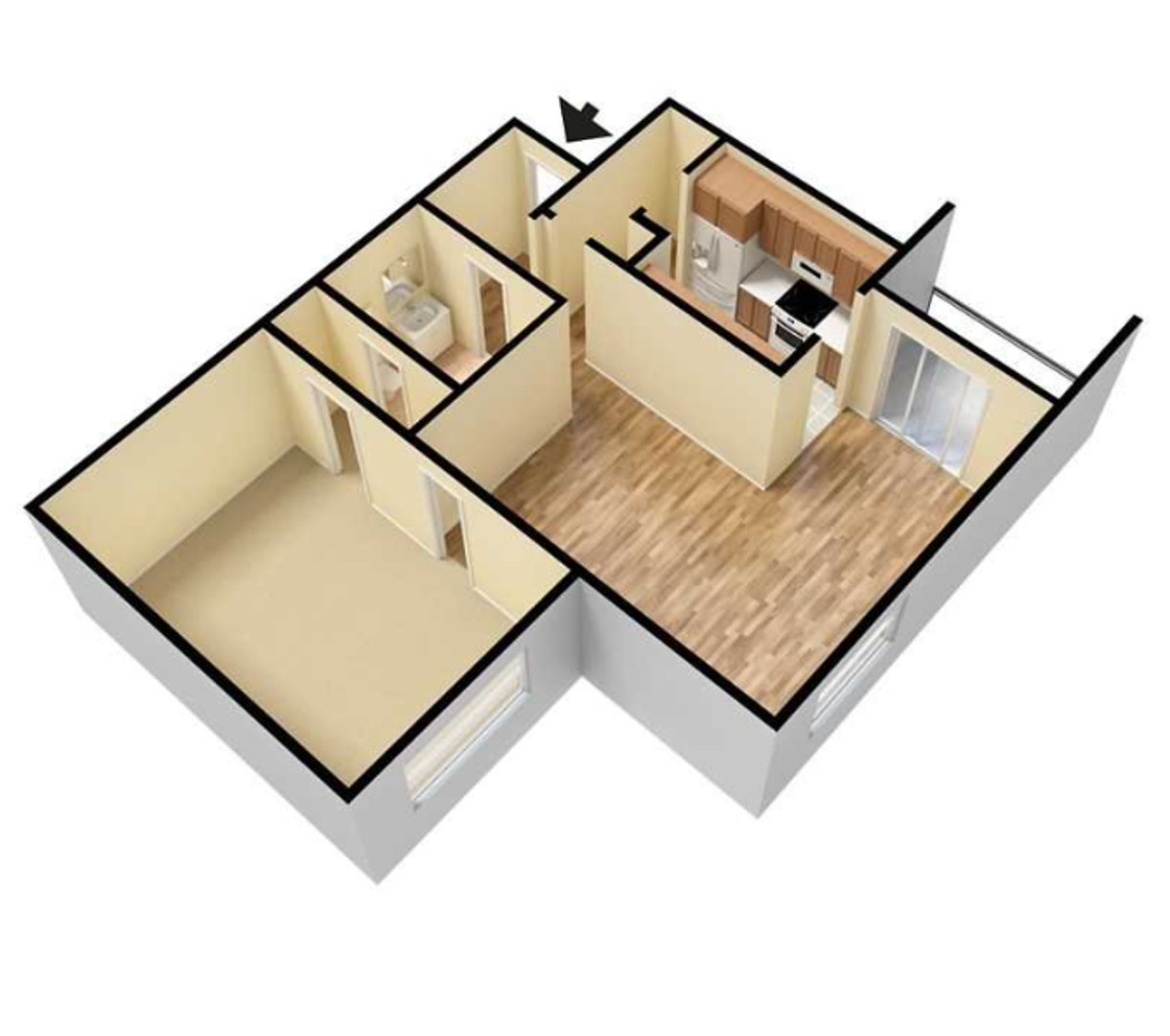 Florence Apartment: 1541 Helton Drive