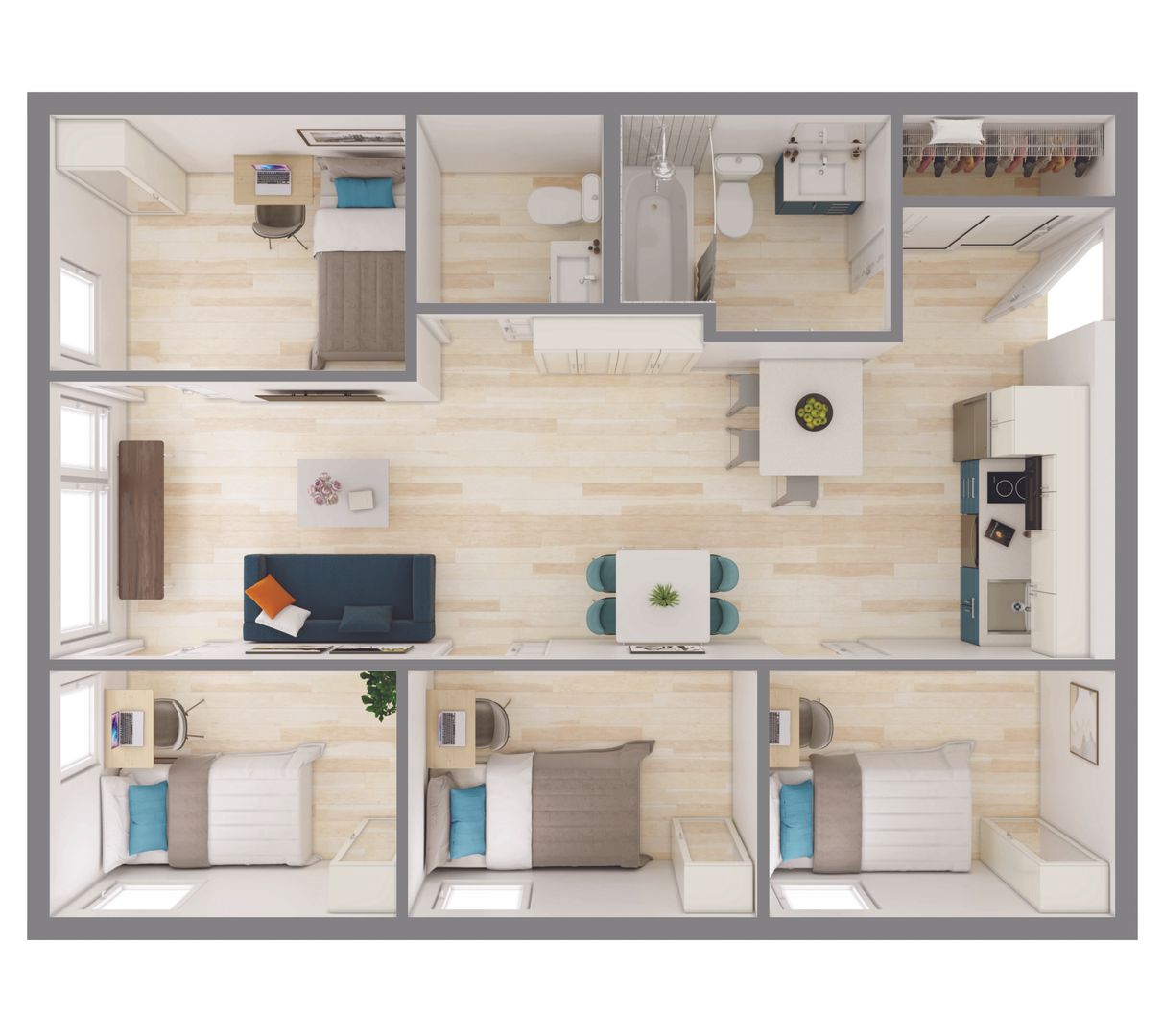 Berkeley Apartment: 2555 College Ave