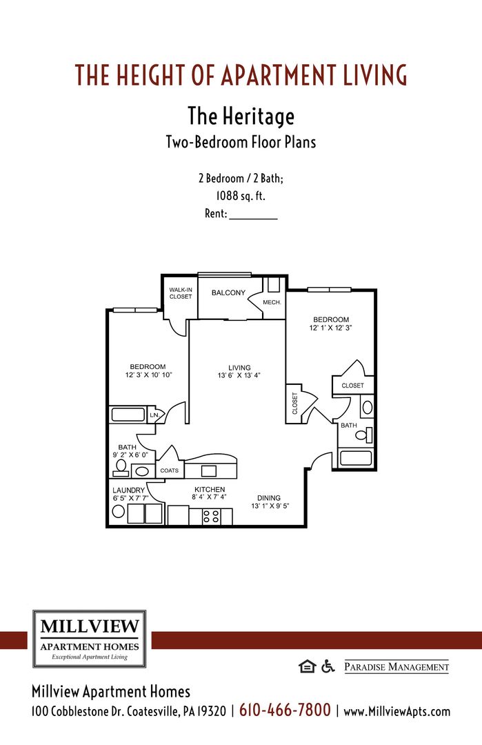 Coatesville Apartment: 100 Cobblestone Drive