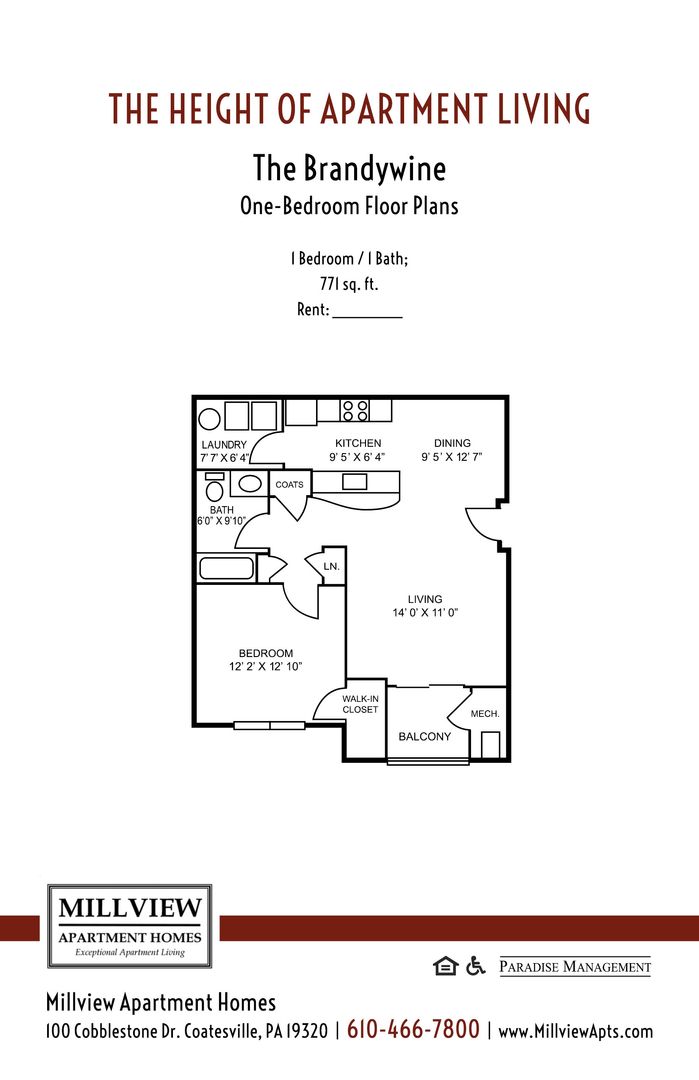 Coatesville Apartment: 100 Cobblestone Drive
