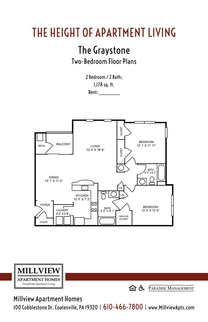 Coatesville Apartment: 100 Cobblestone Drive
