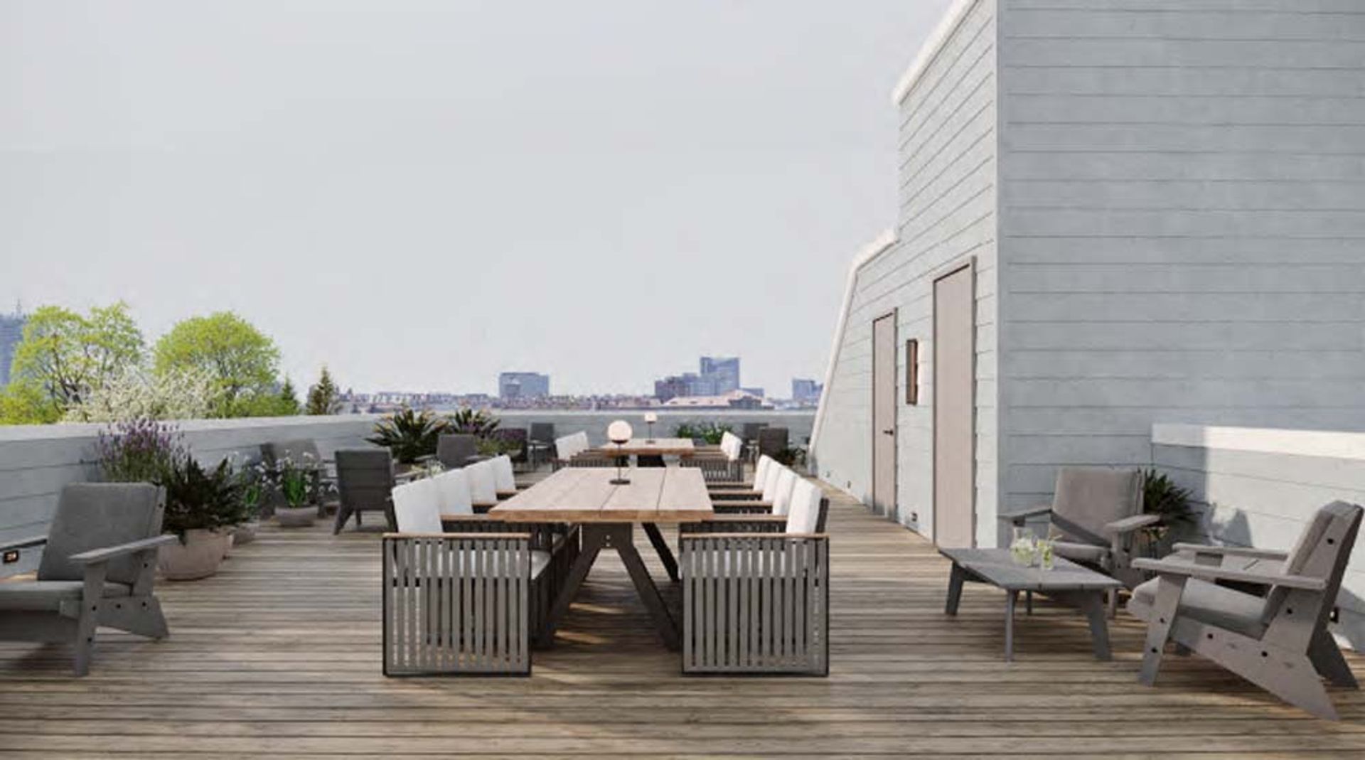 Roof deck at The Grace (1 of 2)