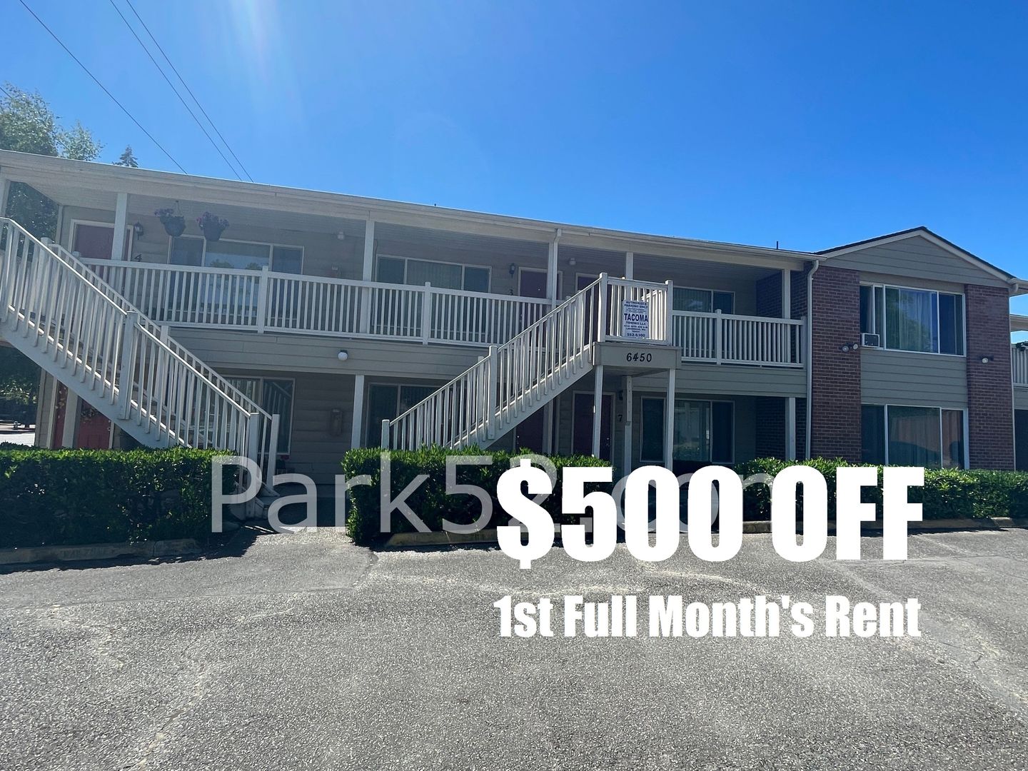 Tacoma Apartment: 6450 S Mason #7