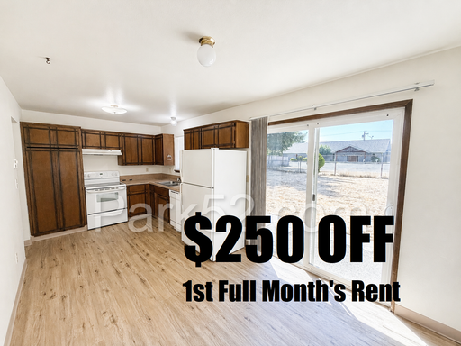 $250 Off the First Full Month! 3 bedroom Rambler in Spanaway with New Flooring & Large Fenced Backyard!