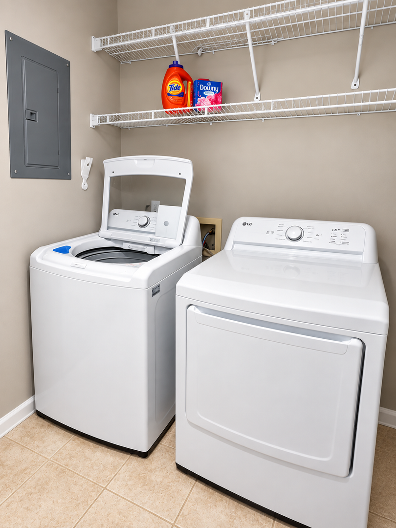 Laundry room at 311 New Kent Place