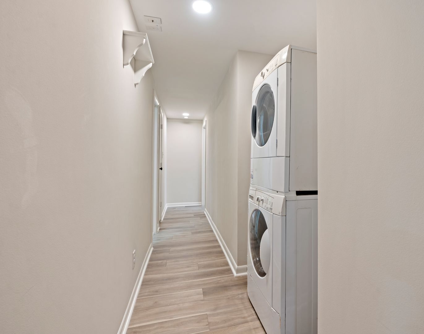 Laundry room at 201 Howell Street